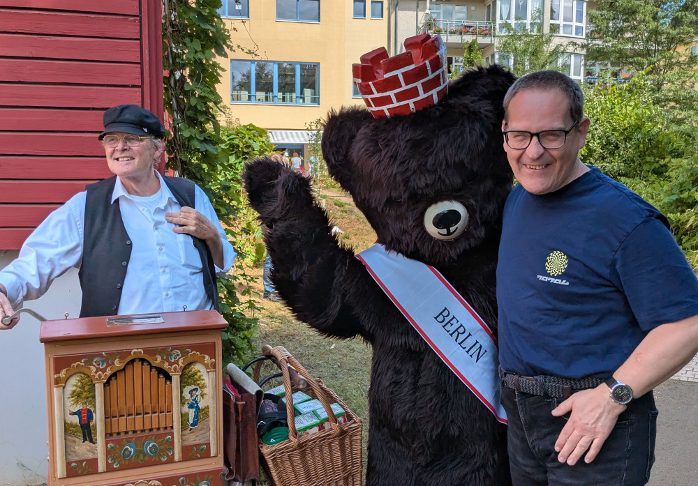 Der Berliner Bär durfte nicht fehlen